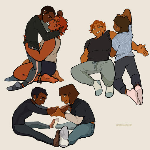6x Fullbody Flats