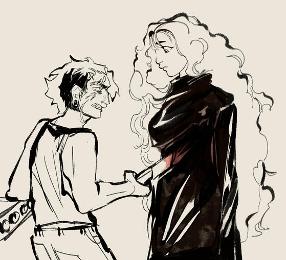 2x Halfbody Sketch